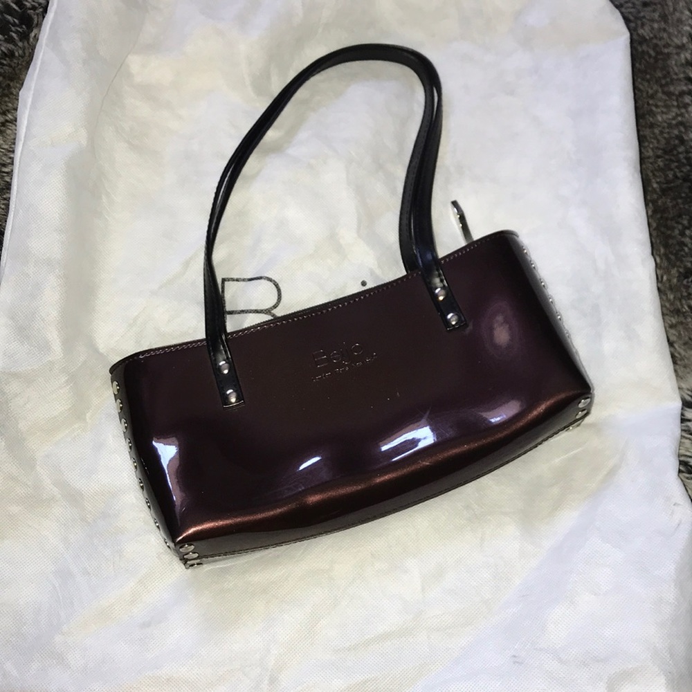 Dark maroon beijo small purse